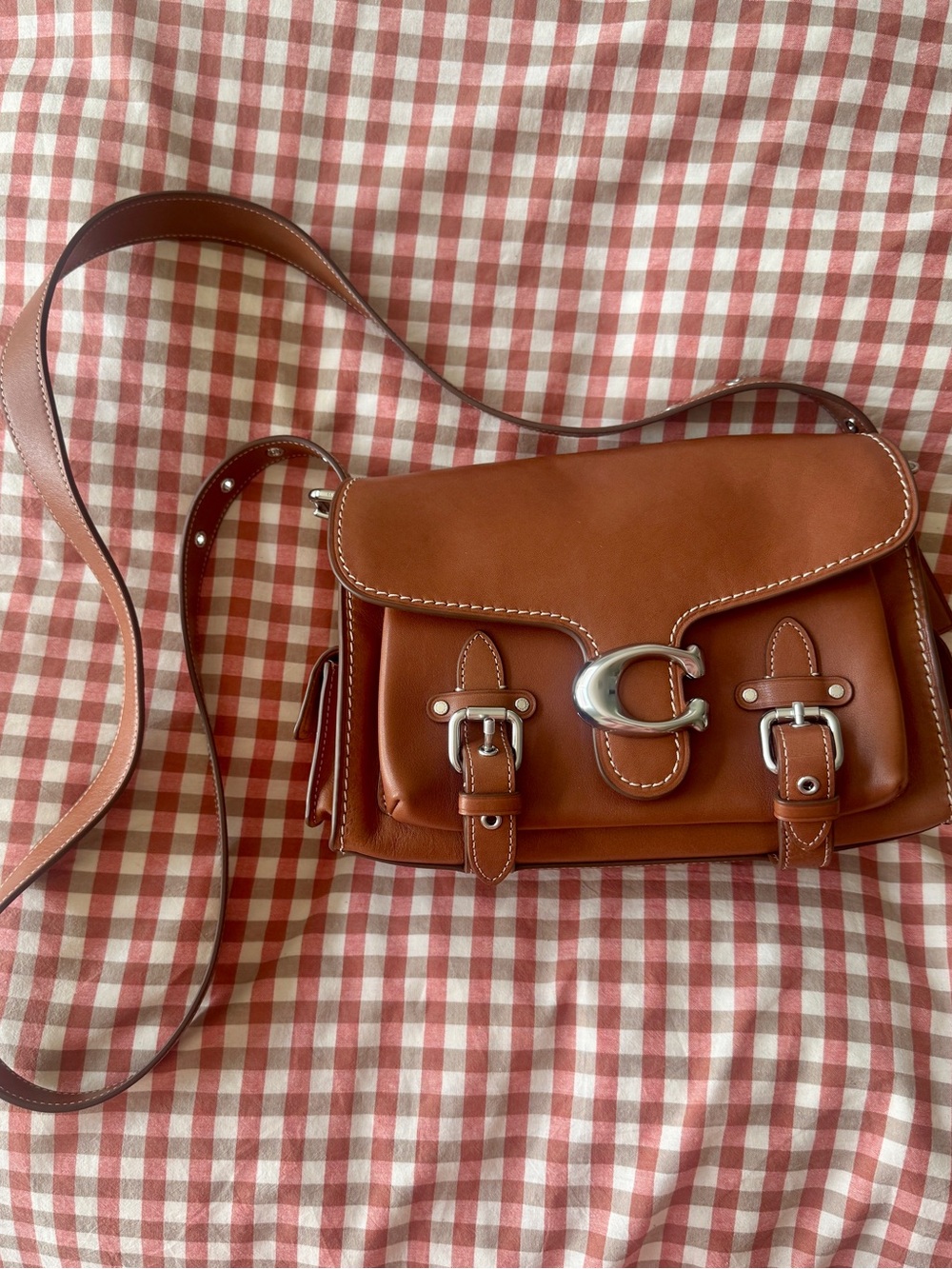 Coach Western Tabby in Amber Brown
